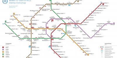 地図ウィーンのメトロのアプリ