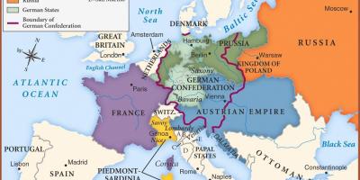 地図のウィーン欧州