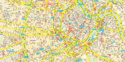 ウィーン市内の地図