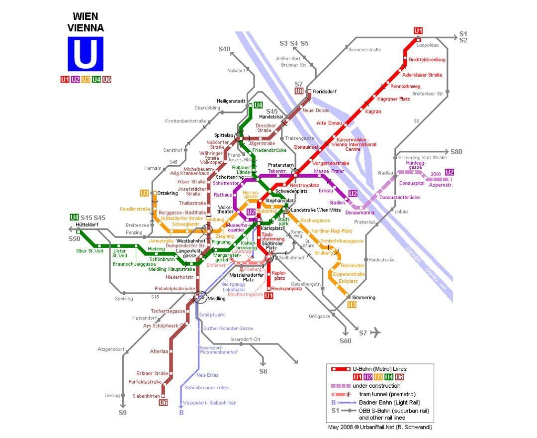 地図u1ウィーン