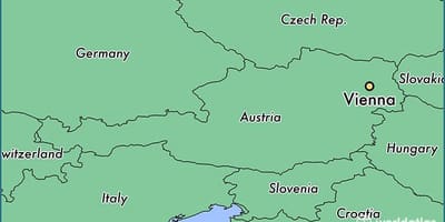 ウィーンの地図