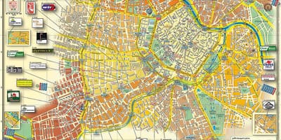 ウィーンオーストリアの都市地図