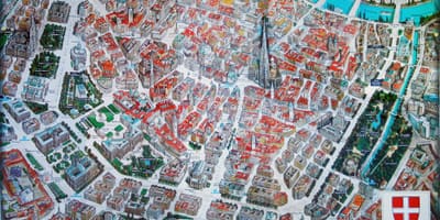 地図のウィーン3d