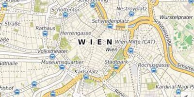 ウィーンの地図アプリ