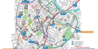 地図のウィーンサイト