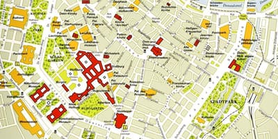 ウィーンセンター地図