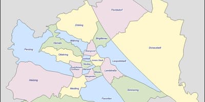 ウィーンの地図