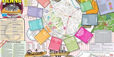 地図の使用でウィーン