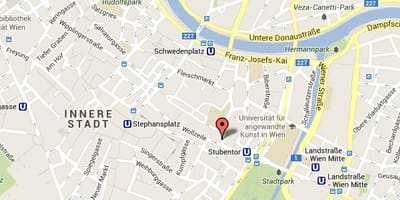 地図stephansplatzウィーンの地図