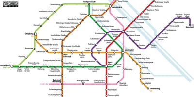Uban地図ウィーン