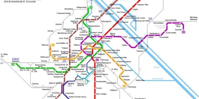 地図ubanウィーン